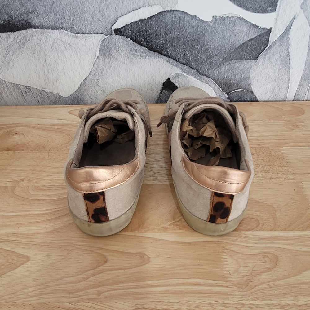 ShuShop Taupe Camo Sneakers with Gold Star - Picture 2 of 4